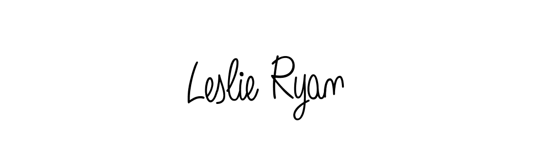 The best way (Angelique-Rose-font-FFP) to make a short signature is to pick only two or three words in your name. The name Leslie Ryan include a total of six letters. For converting this name. Leslie Ryan signature style 5 images and pictures png
