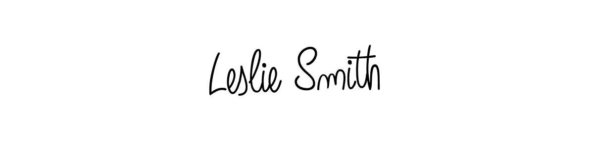 Use a signature maker to create a handwritten signature online. With this signature software, you can design (Angelique-Rose-font-FFP) your own signature for name Leslie Smith. Leslie Smith signature style 5 images and pictures png
