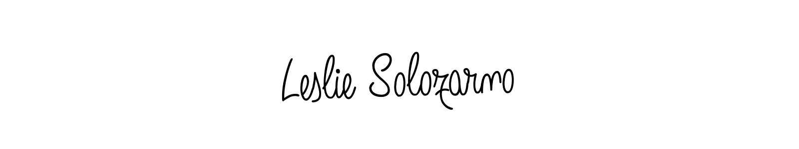 Make a short Leslie Solozarno signature style. Manage your documents anywhere anytime using Angelique-Rose-font-FFP. Create and add eSignatures, submit forms, share and send files easily. Leslie Solozarno signature style 5 images and pictures png