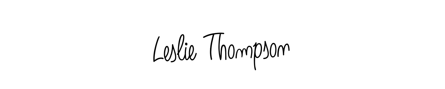 Angelique-Rose-font-FFP is a professional signature style that is perfect for those who want to add a touch of class to their signature. It is also a great choice for those who want to make their signature more unique. Get Leslie Thompson name to fancy signature for free. Leslie Thompson signature style 5 images and pictures png