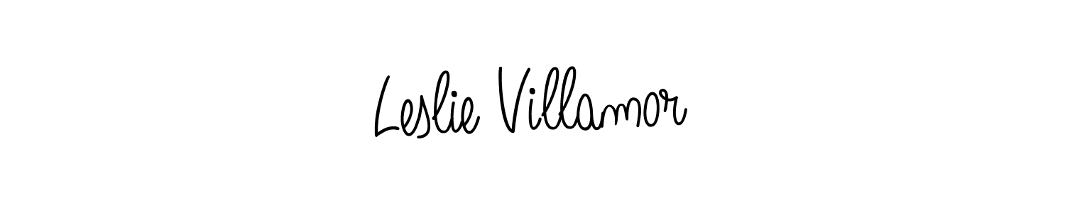 Make a beautiful signature design for name Leslie Villamor. Use this online signature maker to create a handwritten signature for free. Leslie Villamor signature style 5 images and pictures png