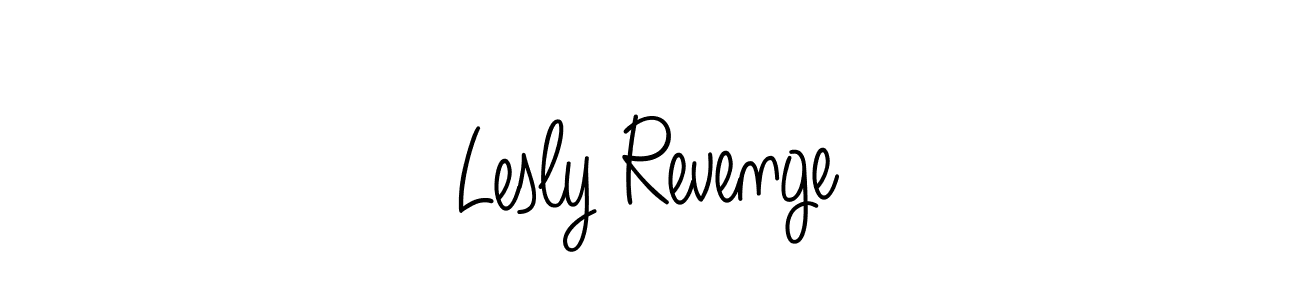 if you are searching for the best signature style for your name Lesly Revenge. so please give up your signature search. here we have designed multiple signature styles  using Angelique-Rose-font-FFP. Lesly Revenge signature style 5 images and pictures png