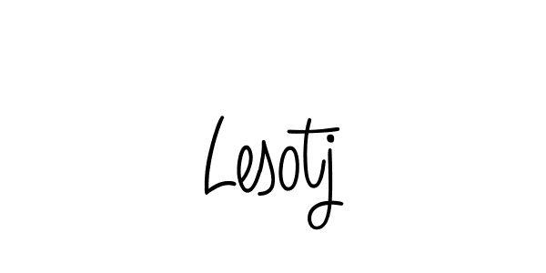 Create a beautiful signature design for name Lesotj. With this signature (Angelique-Rose-font-FFP) fonts, you can make a handwritten signature for free. Lesotj signature style 5 images and pictures png