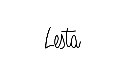 Make a short Lesta signature style. Manage your documents anywhere anytime using Angelique-Rose-font-FFP. Create and add eSignatures, submit forms, share and send files easily. Lesta signature style 5 images and pictures png