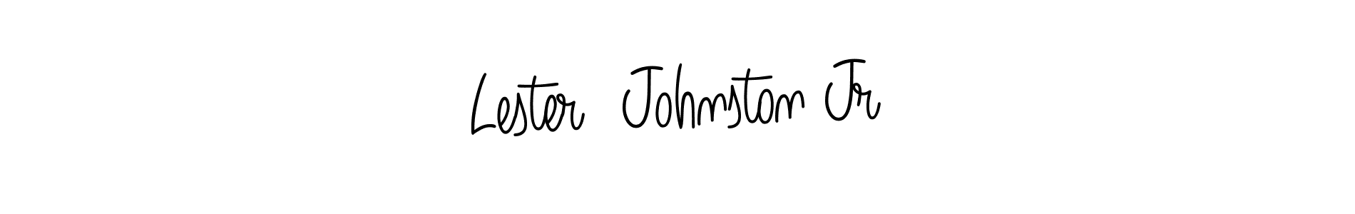 if you are searching for the best signature style for your name Lester  Johnston Jr. so please give up your signature search. here we have designed multiple signature styles  using Angelique-Rose-font-FFP. Lester  Johnston Jr signature style 5 images and pictures png