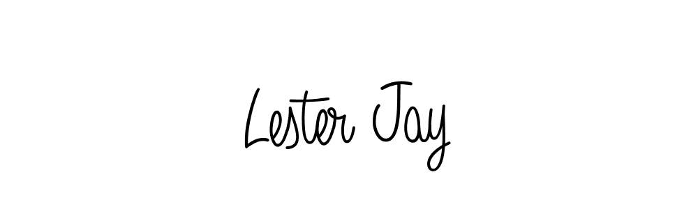 Lester Jay stylish signature style. Best Handwritten Sign (Angelique-Rose-font-FFP) for my name. Handwritten Signature Collection Ideas for my name Lester Jay. Lester Jay signature style 5 images and pictures png