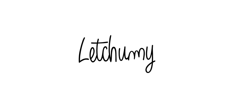 Use a signature maker to create a handwritten signature online. With this signature software, you can design (Angelique-Rose-font-FFP) your own signature for name Letchumy. Letchumy signature style 5 images and pictures png