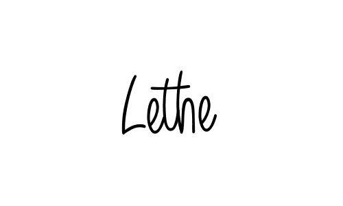 Use a signature maker to create a handwritten signature online. With this signature software, you can design (Angelique-Rose-font-FFP) your own signature for name Lethe. Lethe signature style 5 images and pictures png