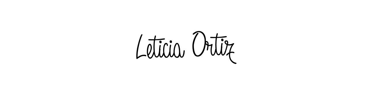 Angelique-Rose-font-FFP is a professional signature style that is perfect for those who want to add a touch of class to their signature. It is also a great choice for those who want to make their signature more unique. Get Leticia Ortiz name to fancy signature for free. Leticia Ortiz signature style 5 images and pictures png