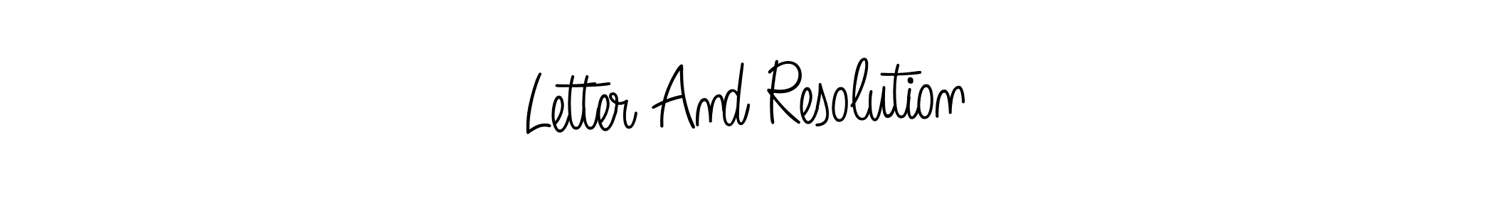 How to Draw Letter And Resolution signature style? Angelique-Rose-font-FFP is a latest design signature styles for name Letter And Resolution. Letter And Resolution signature style 5 images and pictures png