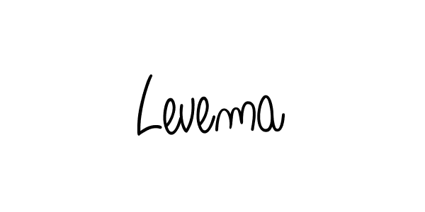 Create a beautiful signature design for name Levema. With this signature (Angelique-Rose-font-FFP) fonts, you can make a handwritten signature for free. Levema signature style 5 images and pictures png