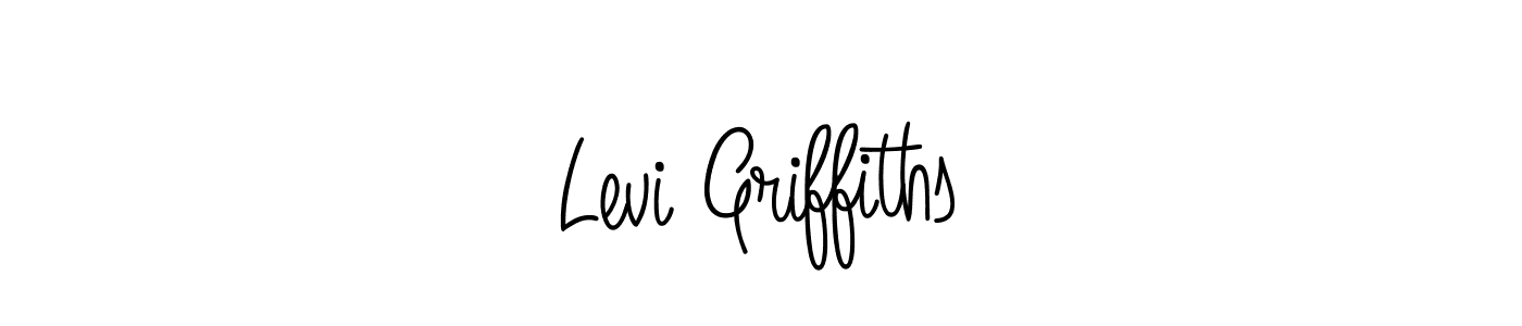 The best way (Angelique-Rose-font-FFP) to make a short signature is to pick only two or three words in your name. The name Levi Griffiths include a total of six letters. For converting this name. Levi Griffiths signature style 5 images and pictures png