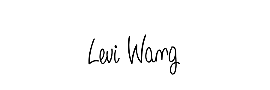 Make a beautiful signature design for name Levi Wang. With this signature (Angelique-Rose-font-FFP) style, you can create a handwritten signature for free. Levi Wang signature style 5 images and pictures png