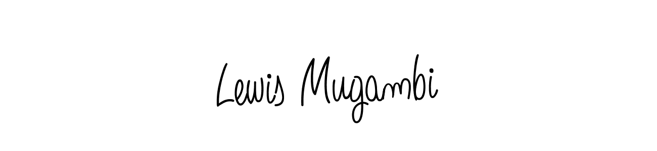 Create a beautiful signature design for name Lewis Mugambi. With this signature (Angelique-Rose-font-FFP) fonts, you can make a handwritten signature for free. Lewis Mugambi signature style 5 images and pictures png