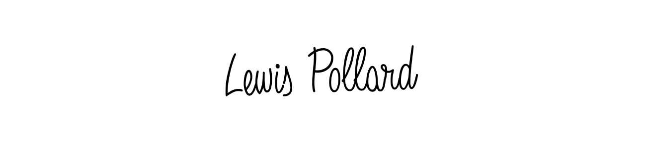 Design your own signature with our free online signature maker. With this signature software, you can create a handwritten (Angelique-Rose-font-FFP) signature for name Lewis Pollard. Lewis Pollard signature style 5 images and pictures png