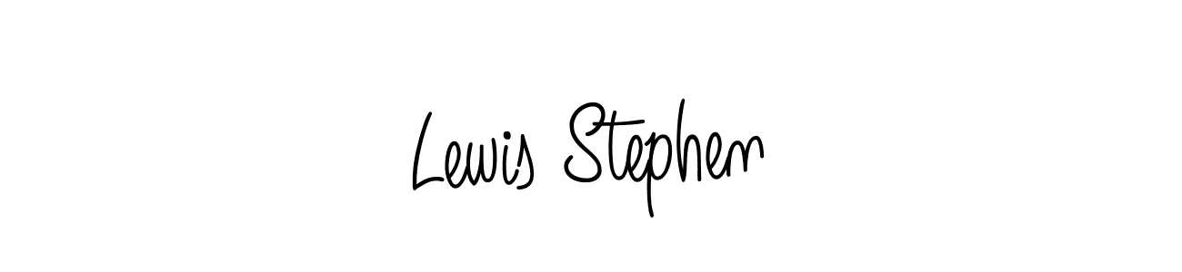 How to make Lewis Stephen signature? Angelique-Rose-font-FFP is a professional autograph style. Create handwritten signature for Lewis Stephen name. Lewis Stephen signature style 5 images and pictures png