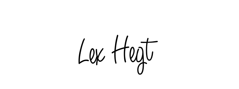 Use a signature maker to create a handwritten signature online. With this signature software, you can design (Angelique-Rose-font-FFP) your own signature for name Lex Hegt. Lex Hegt signature style 5 images and pictures png