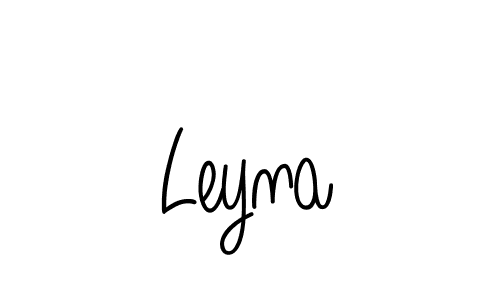 Create a beautiful signature design for name Leyna. With this signature (Angelique-Rose-font-FFP) fonts, you can make a handwritten signature for free. Leyna signature style 5 images and pictures png