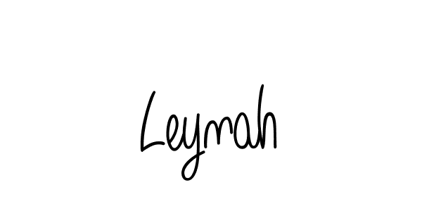 Make a beautiful signature design for name Leynah. With this signature (Angelique-Rose-font-FFP) style, you can create a handwritten signature for free. Leynah signature style 5 images and pictures png