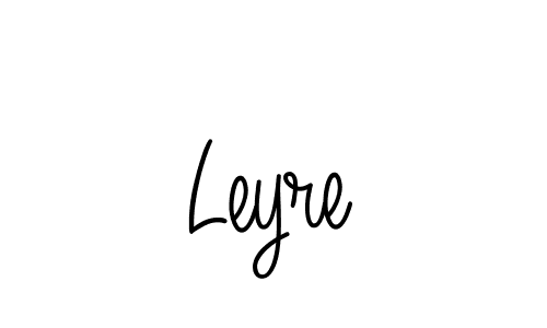 You should practise on your own different ways (Angelique-Rose-font-FFP) to write your name (Leyre) in signature. don't let someone else do it for you. Leyre signature style 5 images and pictures png