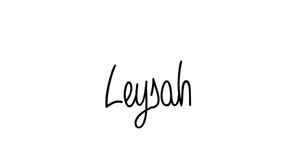 if you are searching for the best signature style for your name Leysah. so please give up your signature search. here we have designed multiple signature styles  using Angelique-Rose-font-FFP. Leysah signature style 5 images and pictures png