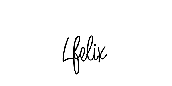 Design your own signature with our free online signature maker. With this signature software, you can create a handwritten (Angelique-Rose-font-FFP) signature for name Lfelix. Lfelix signature style 5 images and pictures png