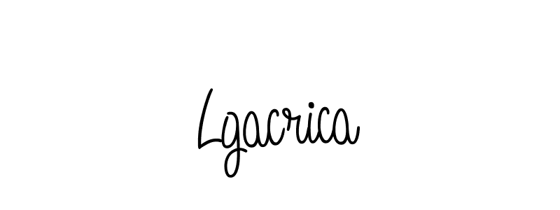Design your own signature with our free online signature maker. With this signature software, you can create a handwritten (Angelique-Rose-font-FFP) signature for name Lgacrica. Lgacrica signature style 5 images and pictures png