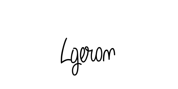 Best and Professional Signature Style for Lgeron. Angelique-Rose-font-FFP Best Signature Style Collection. Lgeron signature style 5 images and pictures png