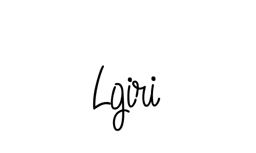 How to Draw Lgiri signature style? Angelique-Rose-font-FFP is a latest design signature styles for name Lgiri. Lgiri signature style 5 images and pictures png