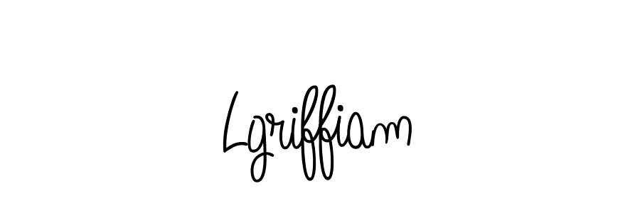 Use a signature maker to create a handwritten signature online. With this signature software, you can design (Angelique-Rose-font-FFP) your own signature for name Lgriffiam. Lgriffiam signature style 5 images and pictures png