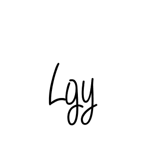 How to make Lgy name signature. Use Angelique-Rose-font-FFP style for creating short signs online. This is the latest handwritten sign. Lgy signature style 5 images and pictures png
