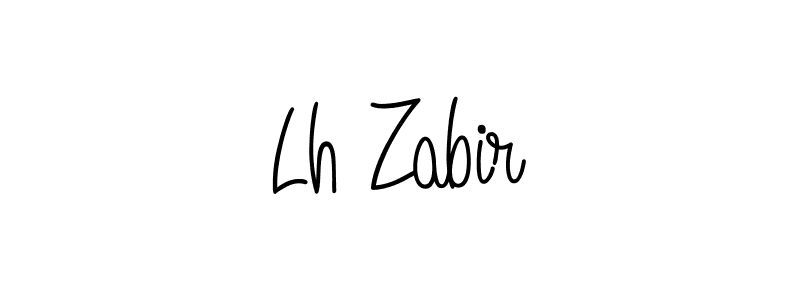 Best and Professional Signature Style for Lh Zabir. Angelique-Rose-font-FFP Best Signature Style Collection. Lh Zabir signature style 5 images and pictures png