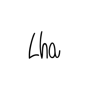 How to make Lha signature? Angelique-Rose-font-FFP is a professional autograph style. Create handwritten signature for Lha name. Lha signature style 5 images and pictures png