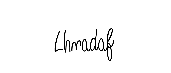 How to make Lhnadaf name signature. Use Angelique-Rose-font-FFP style for creating short signs online. This is the latest handwritten sign. Lhnadaf signature style 5 images and pictures png