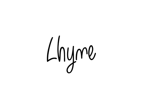 How to Draw Lhyne signature style? Angelique-Rose-font-FFP is a latest design signature styles for name Lhyne. Lhyne signature style 5 images and pictures png