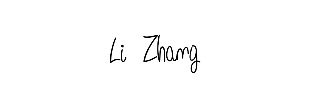 It looks lik you need a new signature style for name Li  Zhang  . Design unique handwritten (Angelique-Rose-font-FFP) signature with our free signature maker in just a few clicks. Li  Zhang   signature style 5 images and pictures png