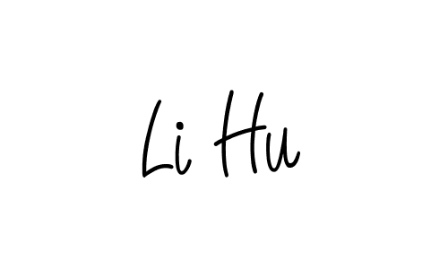 Create a beautiful signature design for name Li Hu. With this signature (Angelique-Rose-font-FFP) fonts, you can make a handwritten signature for free. Li Hu signature style 5 images and pictures png