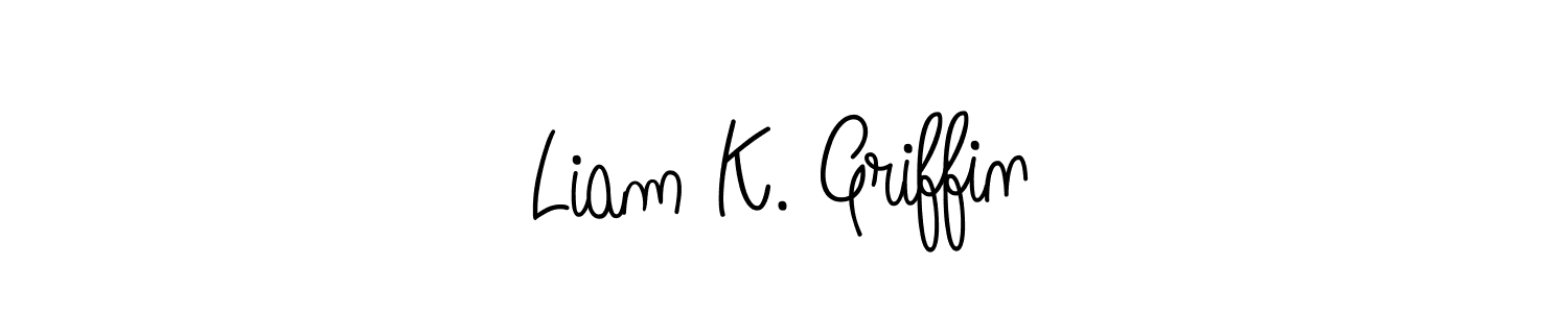 How to Draw Liam K. Griffin signature style? Angelique-Rose-font-FFP is a latest design signature styles for name Liam K. Griffin. Liam K. Griffin signature style 5 images and pictures png