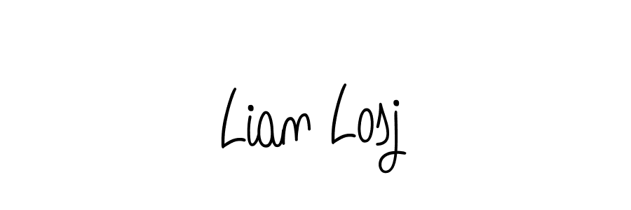 Check out images of Autograph of Lian Losj name. Actor Lian Losj Signature Style. Angelique-Rose-font-FFP is a professional sign style online. Lian Losj signature style 5 images and pictures png