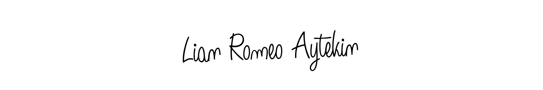 You can use this online signature creator to create a handwritten signature for the name Lian Romeo Aytekin. This is the best online autograph maker. Lian Romeo Aytekin signature style 5 images and pictures png