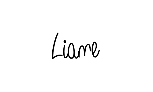 Create a beautiful signature design for name Liane. With this signature (Angelique-Rose-font-FFP) fonts, you can make a handwritten signature for free. Liane signature style 5 images and pictures png