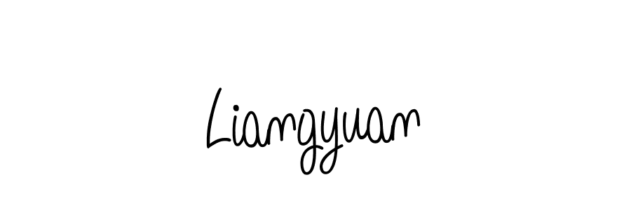 Create a beautiful signature design for name Liangyuan. With this signature (Angelique-Rose-font-FFP) fonts, you can make a handwritten signature for free. Liangyuan signature style 5 images and pictures png