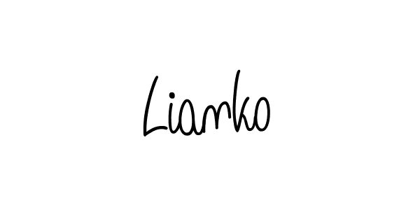 Check out images of Autograph of Lianko name. Actor Lianko Signature Style. Angelique-Rose-font-FFP is a professional sign style online. Lianko signature style 5 images and pictures png