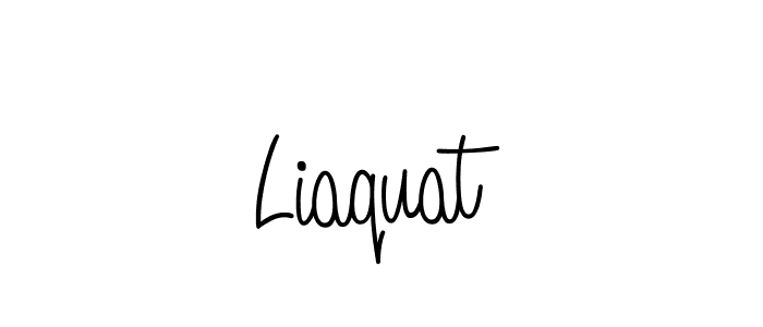 The best way (Angelique-Rose-font-FFP) to make a short signature is to pick only two or three words in your name. The name Liaquat include a total of six letters. For converting this name. Liaquat signature style 5 images and pictures png