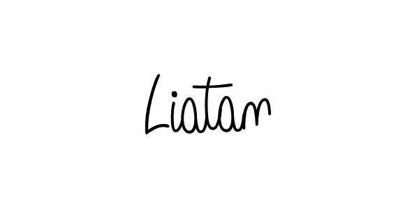 The best way (Angelique-Rose-font-FFP) to make a short signature is to pick only two or three words in your name. The name Liatan include a total of six letters. For converting this name. Liatan signature style 5 images and pictures png