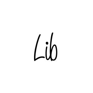 The best way (Angelique-Rose-font-FFP) to make a short signature is to pick only two or three words in your name. The name Lib include a total of six letters. For converting this name. Lib signature style 5 images and pictures png