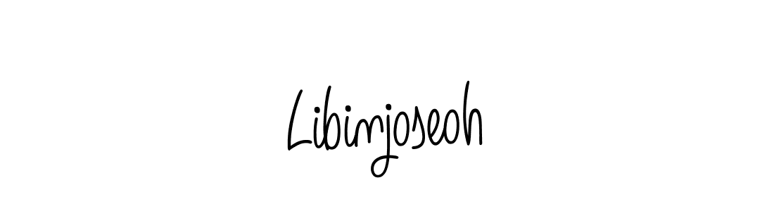 How to make Libinjoseoh name signature. Use Angelique-Rose-font-FFP style for creating short signs online. This is the latest handwritten sign. Libinjoseoh signature style 5 images and pictures png