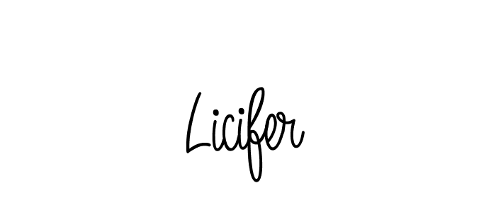 Make a beautiful signature design for name Licifer. Use this online signature maker to create a handwritten signature for free. Licifer signature style 5 images and pictures png