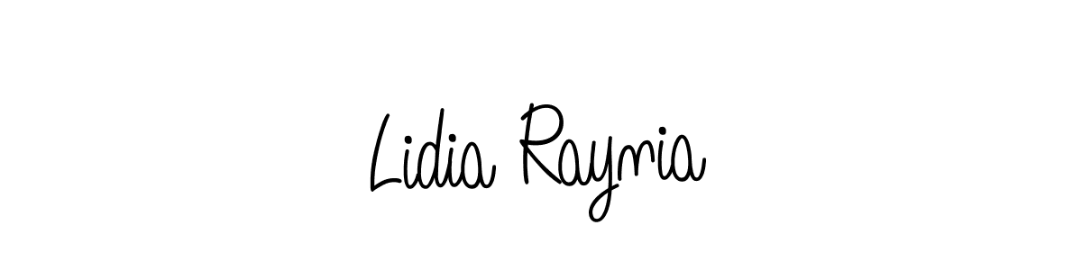 Use a signature maker to create a handwritten signature online. With this signature software, you can design (Angelique-Rose-font-FFP) your own signature for name Lidia Raynia. Lidia Raynia signature style 5 images and pictures png