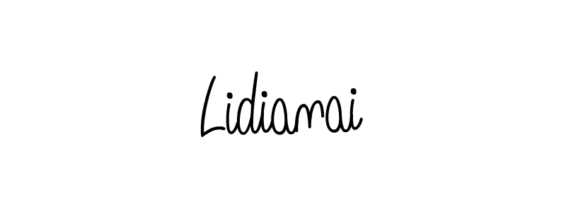 You should practise on your own different ways (Angelique-Rose-font-FFP) to write your name (Lidianai) in signature. don't let someone else do it for you. Lidianai signature style 5 images and pictures png